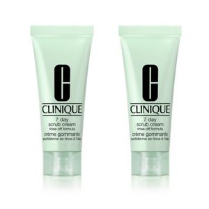 Clinique 7 Day Scrub Rinse-Off Formula 1 fl oz. (Set of 2)